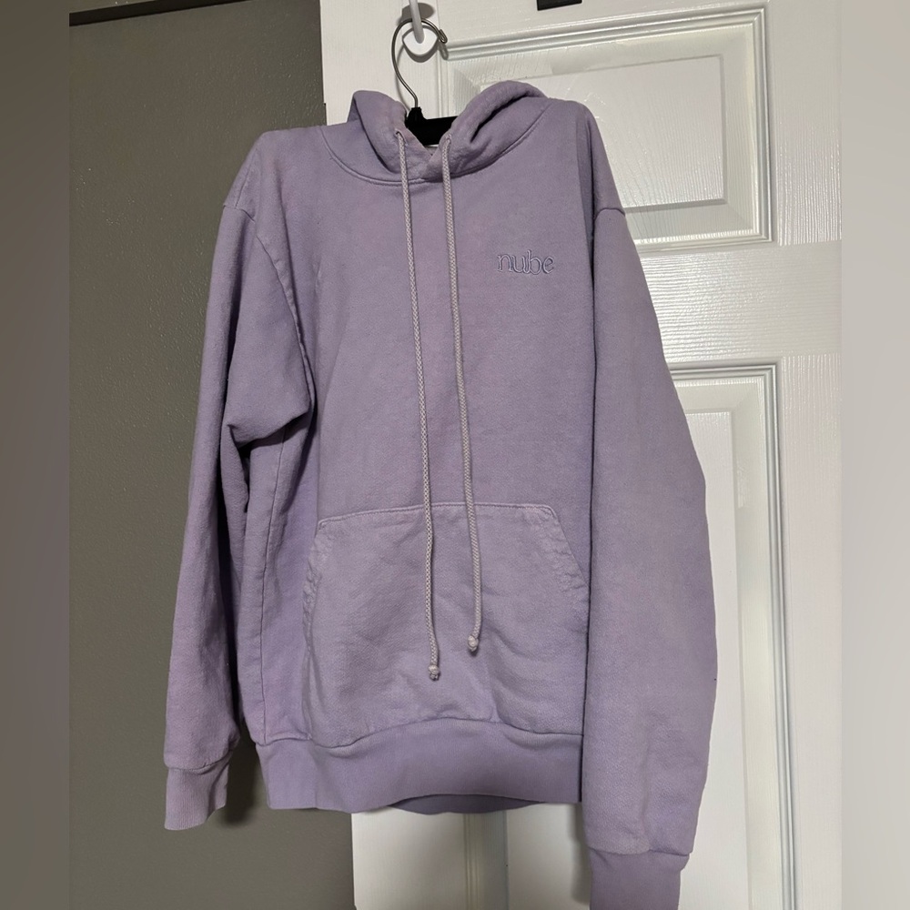 Women's Nube Purple Hoodie Eco-friendly